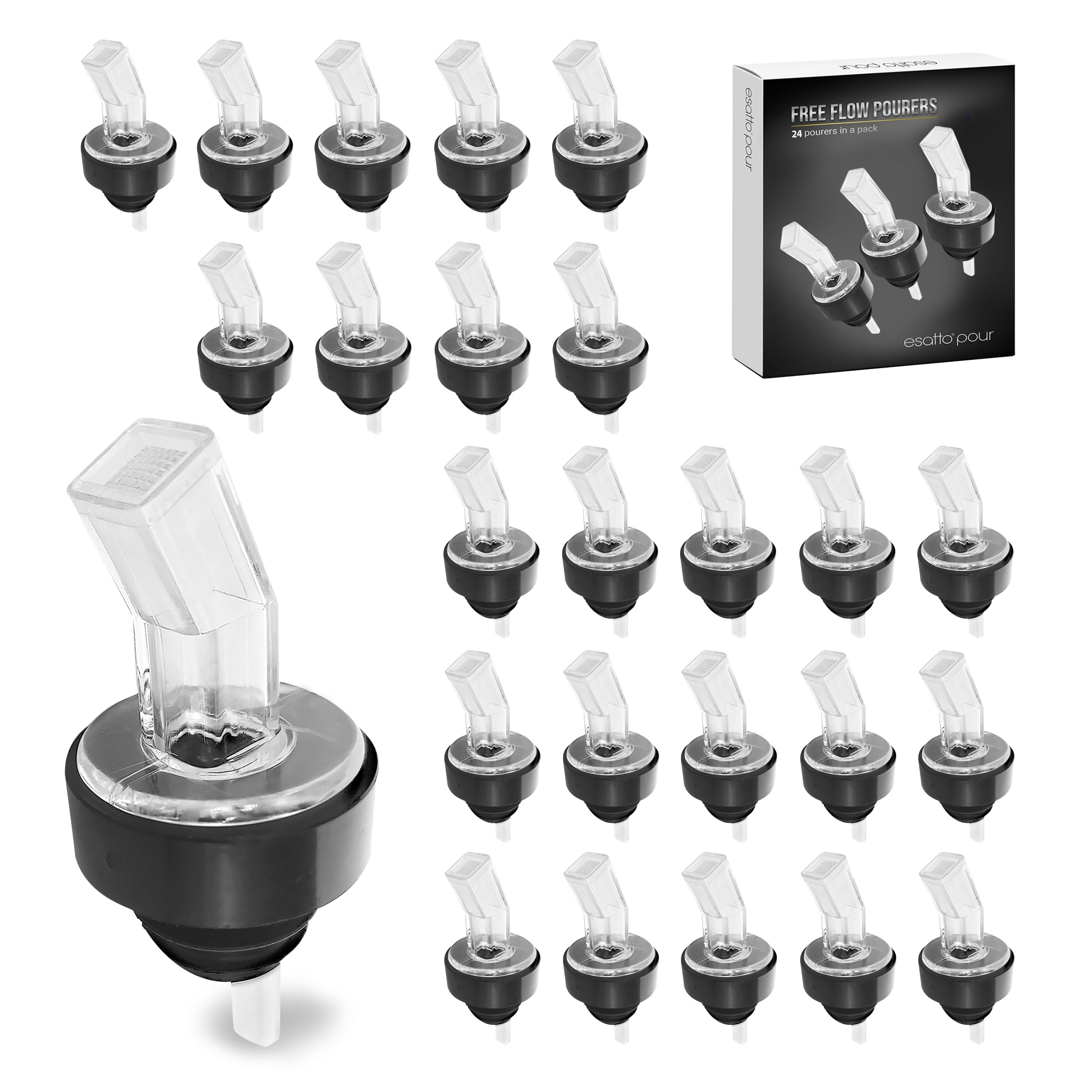Pourer With Screen, 24 Pieces